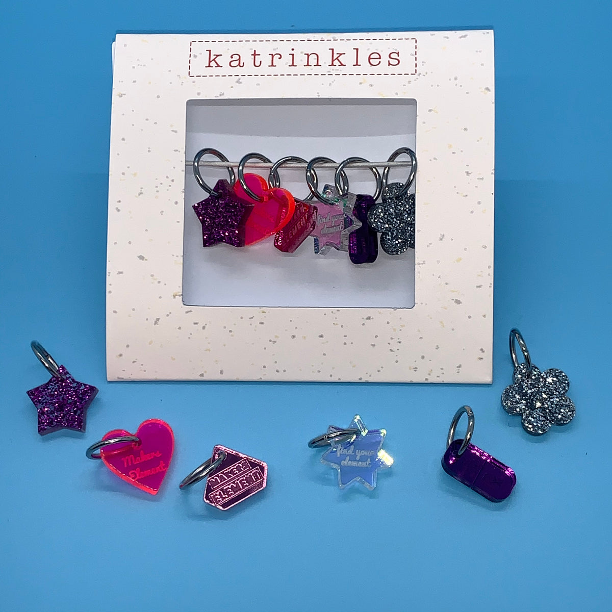 Katrinkles Stitch Marker Set 🦄